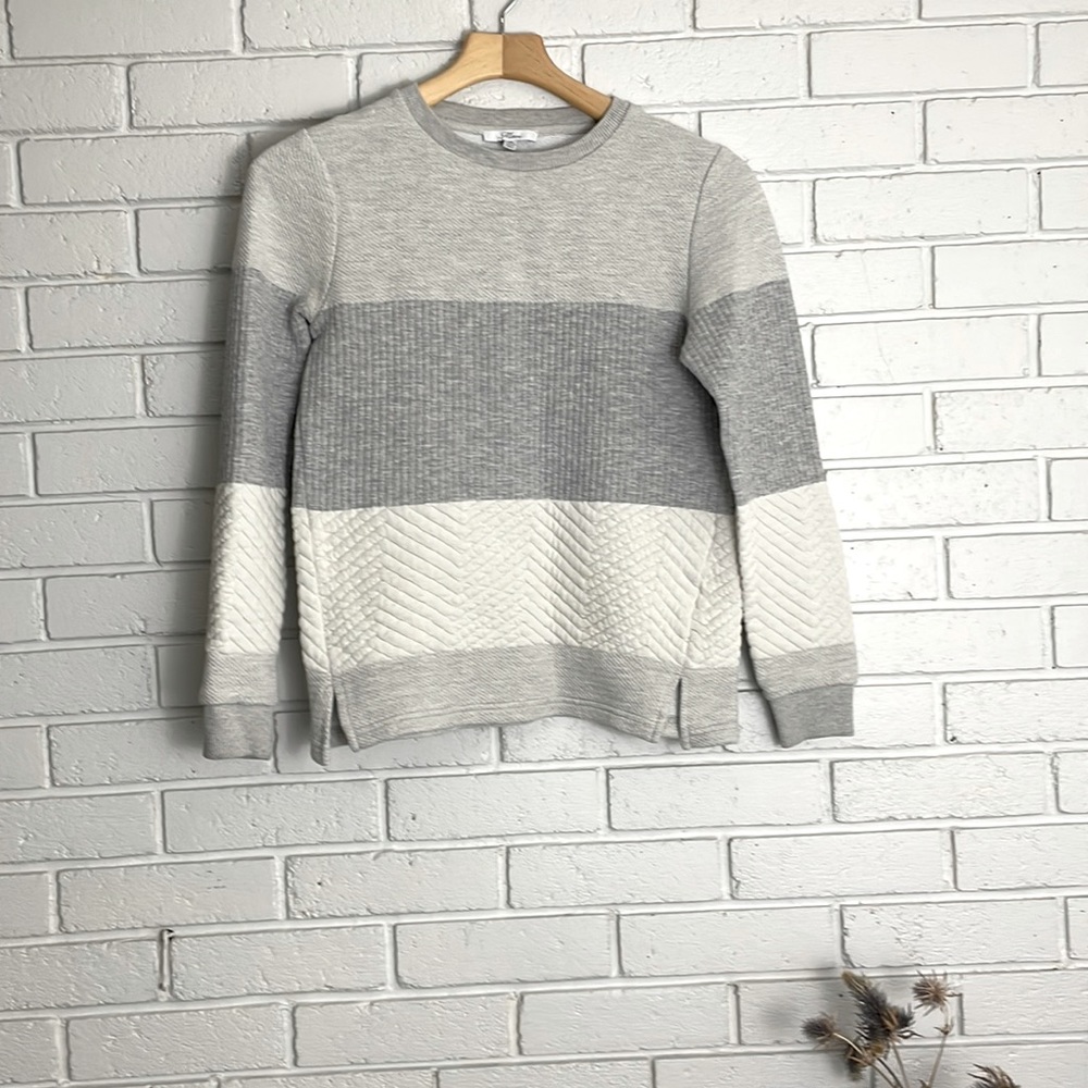 Mavi classic textured sweatshirt sweater